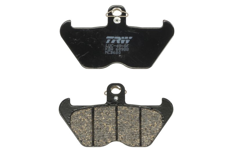 TRW ZF brake pads KH407 KH246 organic BMW K1 88-93, K 100 89-92, R 1100 GS / R / RS / RT / S / ST 93-06, R 1150 GS 99-01, K 1200 LT / RS 97-00, R 1200 C 98-02, front